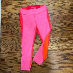 Outdoor Voices Tech Sweat color block 7/8 leggings